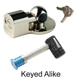  Master Lock   2 Trailer Locks Keyed Alike #2KA 1480 377 