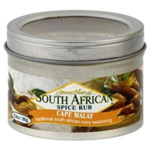 Something South, Rub Curry Cape Malay, 3 OZ (Pack of 8)  