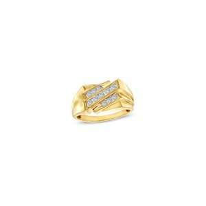   Diamond Ring in 10K Gold   Size 10.5 Mens 1/2 CT. T.W. mns dia sol rg