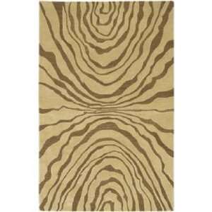  Rowland Collection Brown 8 Round Area Rug