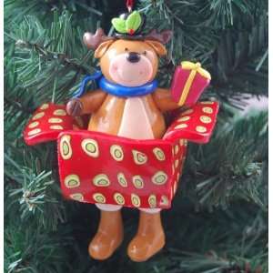    Gisela Graham Christmas Decoration   Playdough Bear