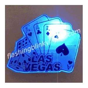   Cards and Dice Magnetic Flashing Lights   SKU NO 10136 Toys & Games
