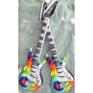  Tye Dye Blowup Guitars 42 inch (12/PKG) Toys & Games