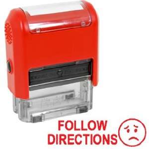    Teacher Stamps   Follow Directions (55078)