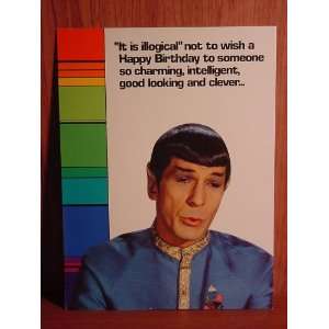  Star Trek Classic Birthday Card (Spock) 