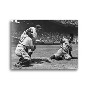  MLB Brooklyn Dodgers Artissimo Jackie Robinson Slide 20 x 
