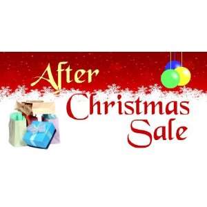    3x6 Vinyl Banner   Store After Christmas Sale 