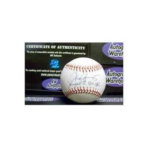  Alex Rodriguez autographed Baseball inscribed Youngest to 