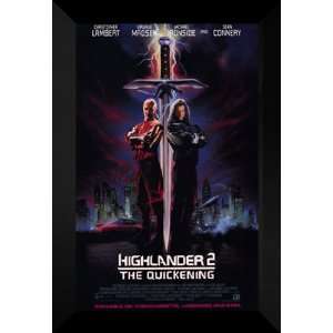  Highlander 2 The Quickening 27x40 FRAMED Movie Poster 