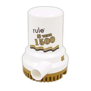  RULE 1500 GPH GOLD SERIES NON AUTOMATIC 5 YEAR WARRANTY 