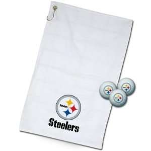  Pittsburgh Steelers Golf Gift Box Set Includes 3 Barrel 