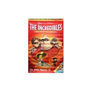  INCREDIBLES MOVIE POSTER (1274) 