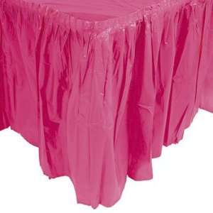  Hot Pink Pleated Table Skirt   Tableware & Table Covers 