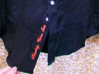 ROBERT GRAHAM Mens Black Unique ALTAMONT Button Up Long Sleeve Shirt 
