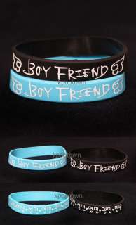 BF01] BOY FRIEND Jelly Band Bracelet  