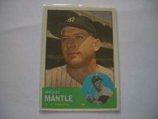 Topps Dover Reprint Mickey Mantle Topps 1963  
