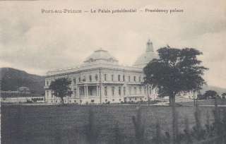 Port Au Prince Haiti Le Palais presidential presidency Palace postcard 