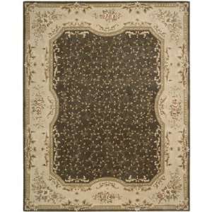  Chateau Provence Brown Oriental Rug Size 99 x 139 
