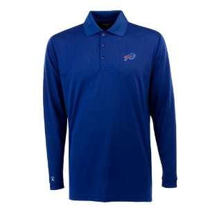 Buffalo Bills Long Sleeve Polo Shirt (Team Color)  Sports 
