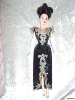 MIKELMAN CHARICE DOLL WITH BLACK SEQUINED & BEADED GOWN  
