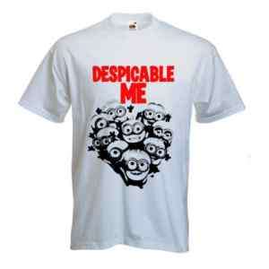 DESPICABLE ME STEVE CARELL RUSSELL BRAND MINIONS TSHIRT  