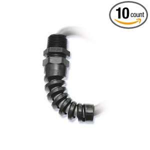 Heyco 3478 BLACK PIGTAIL LIQUID TIGHT CONNECTOR WITH NUT  
