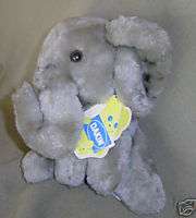 Vintage Dakin Plush Ezra Elephant 1981 7 All Tags  