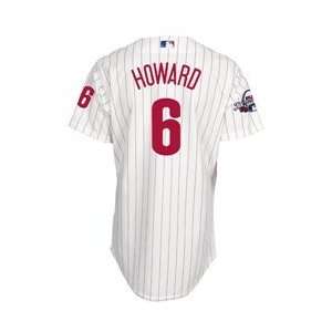  Philadelphia Phillies Authentic Ryan Howard Home Jersey w 