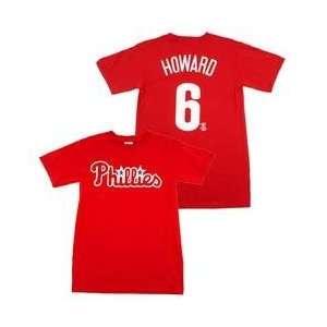 Philadelphia Phillies Ryan Howard Player Name & Number Youth T Shirt 