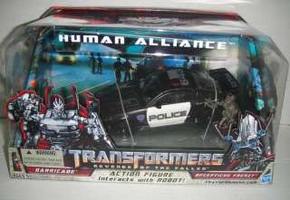 New KO Transformers ROTF HUMAN ALLIANCE BARRICADE DECEPTICON FRENZY 