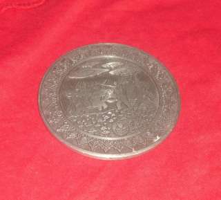 KINGS PEWTER   THAILAND Coaster ?? Place mat ?? Disc ??  