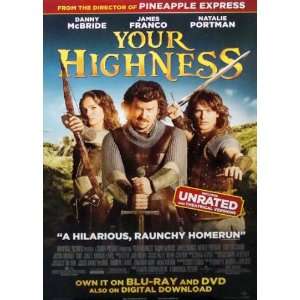  Your Highness Movie Poster 27 X 40 (Approx.) Everything 