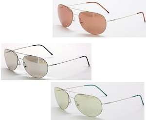 Norma Kamali Aviator Sunglasses Rimless Shades 7542 (Available in 3 