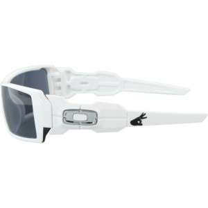 NEW OAKLEY T PAIN OIL RIG SUNGLASSES Polished White/Grey signature 