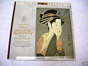 Gabriele Santini   Puccini Madame Butterfly LP Record  