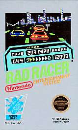 Rad Racer Nintendo, 1987  