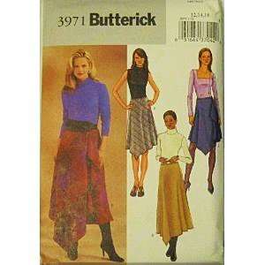  Butterick 3971 Sewing Pattern Misses Skirt Size 6 to 10 