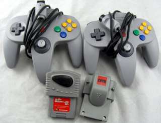 Used Nintendo 64 Gaming System Including Power AV Cables 6 Games 2 
