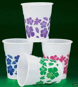 Mai Tai Flower Tiki Party/Luau Cups (50 pack)  