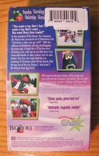 Veggie Tales THE TOY THAT SAVED CHRISTMAS VHS VIDEO NEW 045986021427 