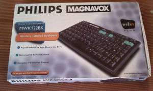 Philips Magnavox MWK122BK Wireless Keyboard for Webtv  