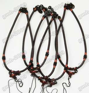 100 PCS ADJUSTABLE CHINESE KNOT NECKLACE ROPE & strinG #835  