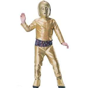   By Rubies Costumes Star Wars C 3PO Child Costume / Gold   Size Medium