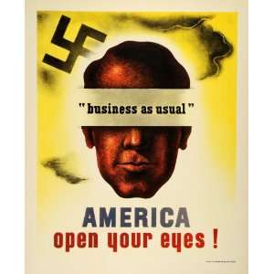  1941 Print Third Reich Business America World War II 