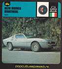 1970 1976 ALFA ROMEO MONTREAL Car PICTURE SPEC CARD
