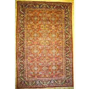   Hand Knotted Mahal Persian Rug   113x172 