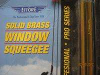 Ettore Solid Brass Window Squeegee 18 Professional Series  
