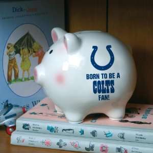  COLTS Born To Be Personalized Team Logo PIGGY BANK (6 x 4 