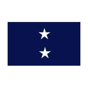  4 ft. x 6 ft. US Navy 2 Star Admiral Flag Indoor/Parade 