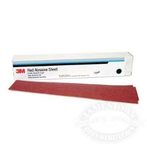   Red Abrasive Hookit Sheets    2 3/4in x 16 1/2in 01182 40D Automotive
